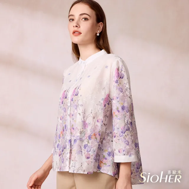 【SiOHER 熹歐禾】現貨 鏤空精繡上衣三件組(女裝/女上衣/圓領/T恤)