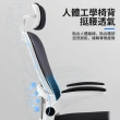 【小不記】人體工學椅/可折疊扶手/透氣透濕/附頭枕(辦公椅 電腦椅 電競椅 升降椅 學習椅 旋轉椅 會議椅)