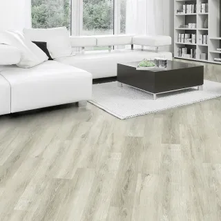 【特力屋】彈性石塑SPC防水地板灰橡0.5坪 SF63