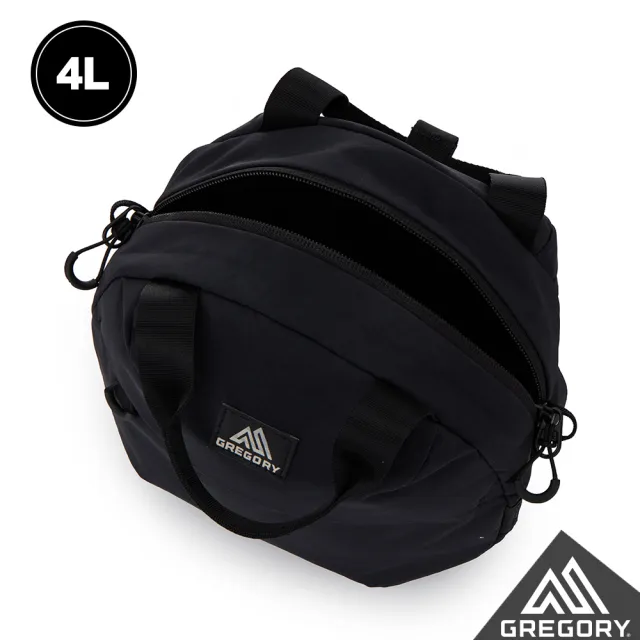 【Gregory】4L SUSZY ROUND CROSSBODY 肩背包 烏木黑 象牙白 岑樹灰(防潑水 輕便 舒適肩背帶 鑰匙扣)