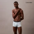 【CALVIN KLEIN】官方旗艦館CK Calvin Klein Logo 低腰貼身短版四角褲 3 件組_藍色