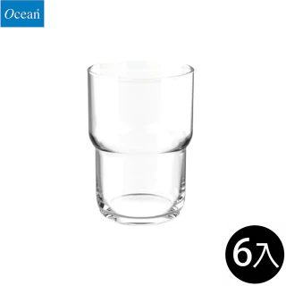 【Ocean】可疊式高球杯 460ml 6入組 Modular系列(高球杯 飲料杯 調酒杯 Hiball 可疊式玻璃杯)