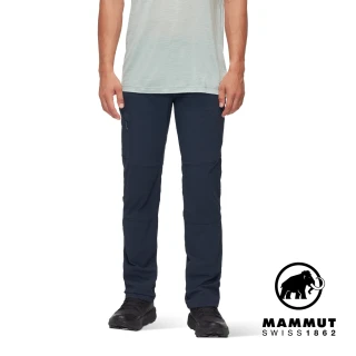 【Mammut 長毛象官方直營】Runbold IV Pants 防曬彈性健行長褲 海洋藍 男款 #1022-02580