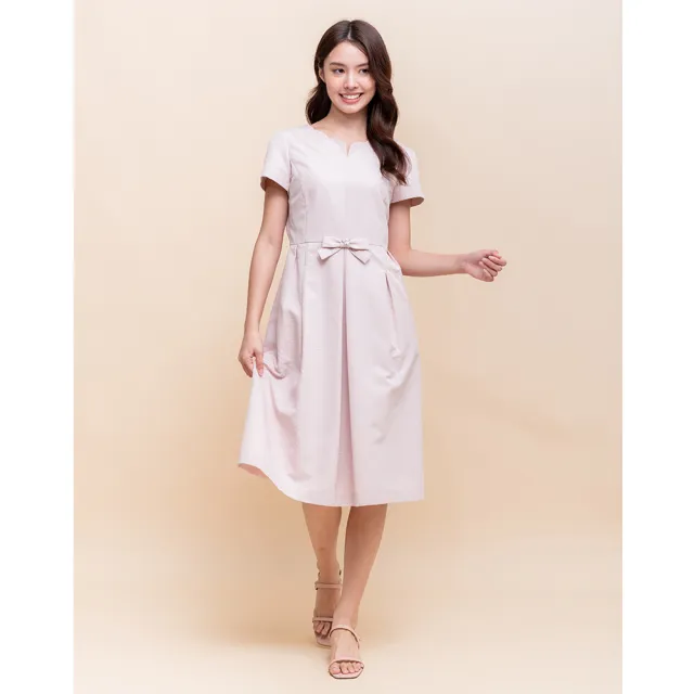 【perng yuh 芃諭名品】雅恬氣質 緹織暗紋 洋裝(2025 AW Collection|4C秋冬新品上市)