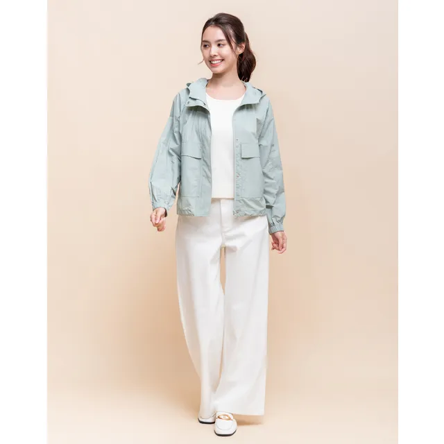 【perng yuh 芃諭名品】活力甜感 縮口 連帽 風衣外套(2025 AW Collection|4C秋冬新品上市)