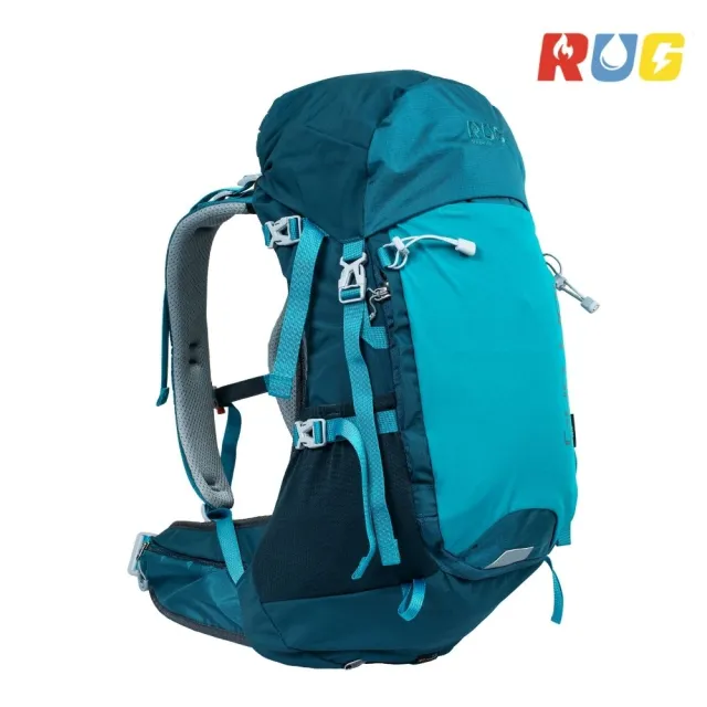 【RUG】Gun 40L 多功能健行背包 馬爾斯綠(健行背包 徒步旅行背包 登山背包)
