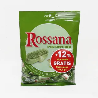 【義大利人氣零食】義大利百年經典糖果品牌 Rossana ☆ 全新開心果流心內餡(義大利原裝進口)