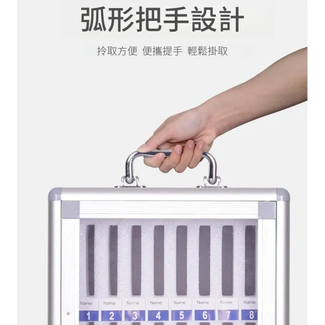 【GLOSEN】48位手機保管箱 手機存放箱 保險箱 存放櫃(透明可視窗/鋁合金/可掛墻可擺放/宿舍會議教室)