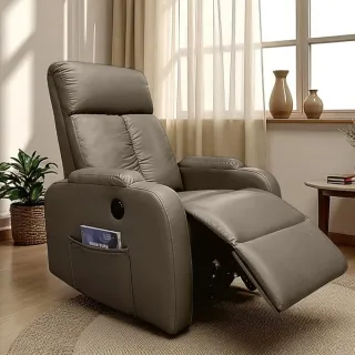 【IHouse】巴斯 電動貓抓皮功能單人躺椅/沙發躺椅/1人沙發/主人椅