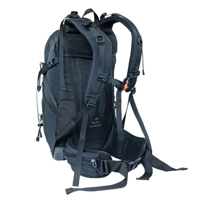 【RUG】Tank 35L 多功能透氣健行背包 黑色(登山背包 中裝 健行背包)