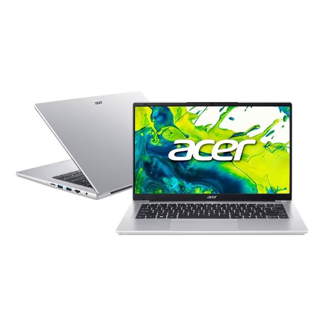 【Acer 宏碁】微軟M365組★14吋四核心文書效能筆電(Aspire Lite/AL14-34P-C4V5/N150/4G/128G/W11S)