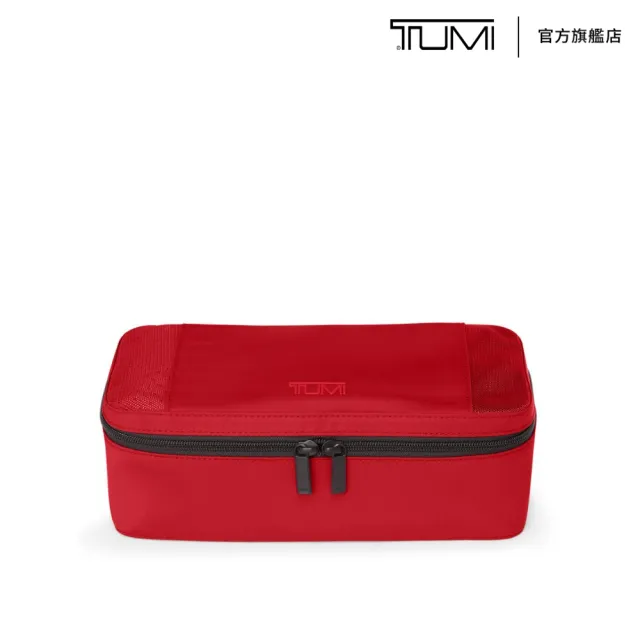 【TUMI】TUMI TRAVEL ACCESS. 收納立方袋（小）-TUMI 經典紅(TUMI 官方旗艦店)