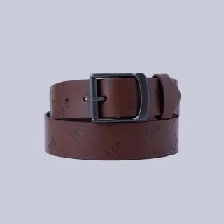 【Lee 官方旗艦】男裝 皮帶 / 烙印LOGO 寬版牛皮 共3色(LB525005C3D/LB525005C6D/LB525005K11)