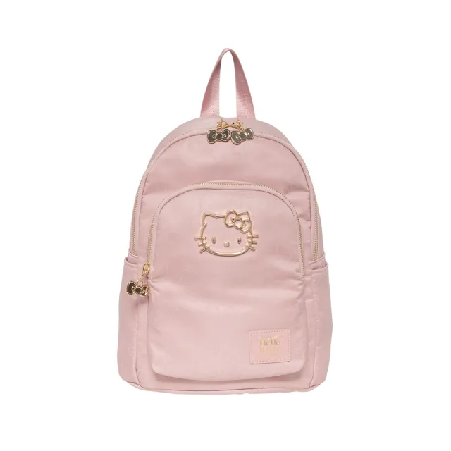 【HELLO KITTY】雙11 金緻凱蒂-後背包-粉 KT03M03PK