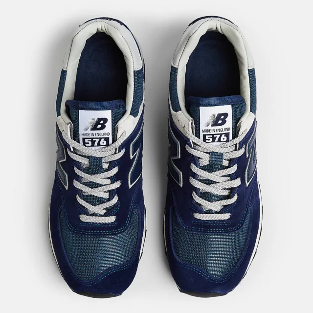 【NEW BALANCE】紐巴倫 576 男 運動休閒鞋 復古鞋 英國製 麂皮 穿搭 深藍(OU576ANN)