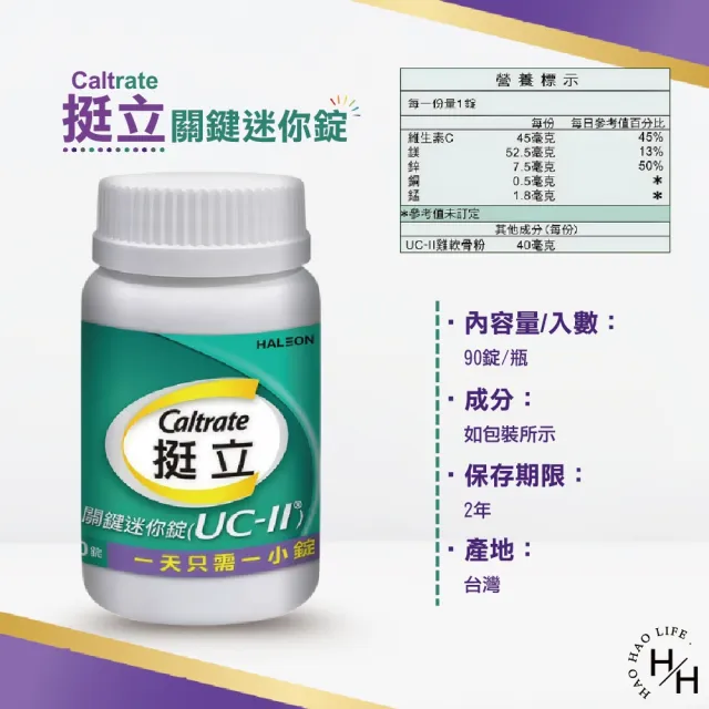 【挺立】關鍵迷你錠 90錠