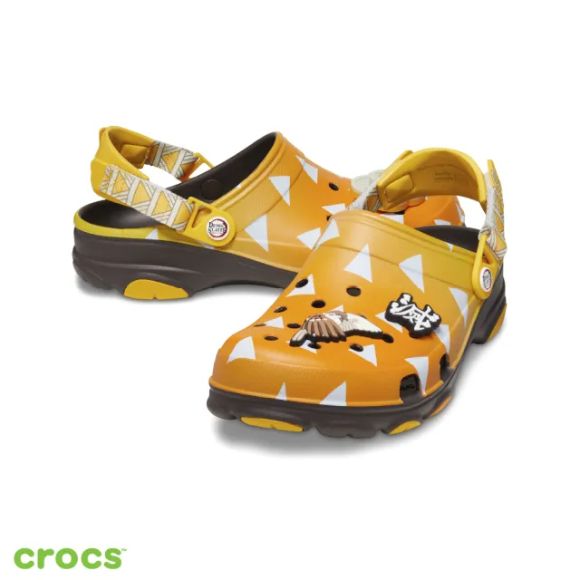 【Crocs官方直營】中性鞋 鬼滅之刃-善逸 All-Terrain 特林 聯名洞洞鞋(209318-206)
