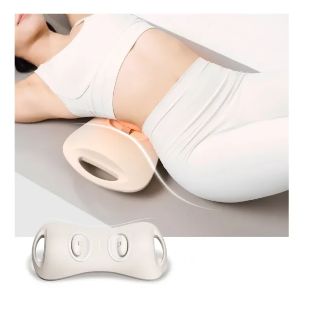 【Lisscode】小舒腰 美體拉伸按摩器 腰部伸展器 背部伸展器(氣囊拉伸/揉捏按摩/震動熱敷)