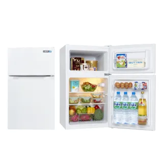 【SAMPO 聲寶】58H快配momo獨家★92公升一級能效獨享系列雙門小冰箱(REF-M90G)