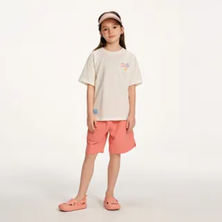 【NEW BALANCE】NB 童裝短袖套裝_2SF2208WIV_男童/女童_象牙白/桃色