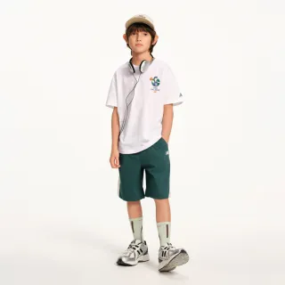 【NEW BALANCE】NB 童裝籃球風格短袖_7EF2404WWT_男童/女童_白色