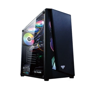 【PC Park】JAGER7 PLUS 電腦機殼 ATX/M-ATX 2大2小 內附風扇(RGB 機殼 電競 組裝機)