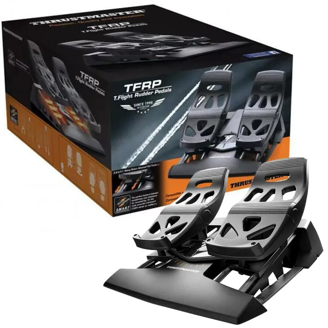 【THRUSTMASTER 圖馬斯特】圖馬斯特 THRUSTMASTER TFRP 飛行踏板(支援XBOX+PS+PC)