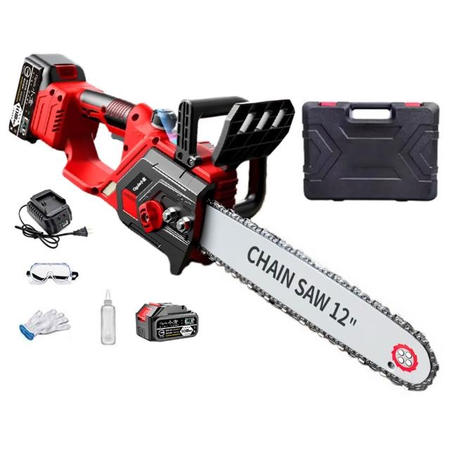 【Ogula 小倉】12寸無刷電鏈鋸（智能數顯電量）20000M單電(電鏈鋸/伐木鋸/鏈鋸機/電動鏈鋸)