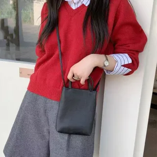 【LEEHER】雙11 真皮小包/包包/小方包/手機包/側背包/日常包/簡約百搭/牛皮側背包