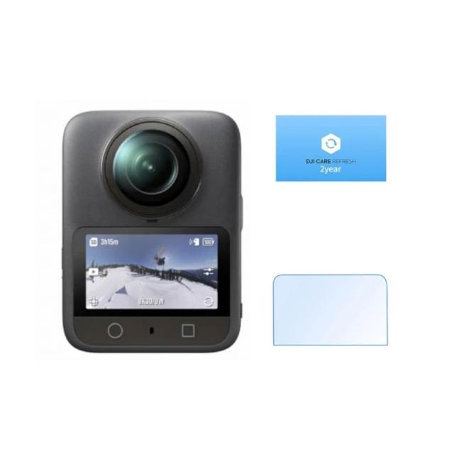 【DJI】OSMO 360 暢拍套裝 全景相機/運動相機｜1英吋CMOS｜+ 一入組鋼化膜+2年版Care(聯強國際貨)