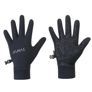 【ATUNAS 歐都納】中性款彈性保暖觸控手套(A2AG2503黑/掌心止滑/舒適透氣/機車騎士/戶外旅遊/3C手套)
