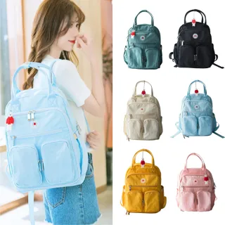 【Sun Earth&U】交換禮物 日本17口袋收納Macoroon行李後背包/旅行包/媽媽包(日本原廠授權商)