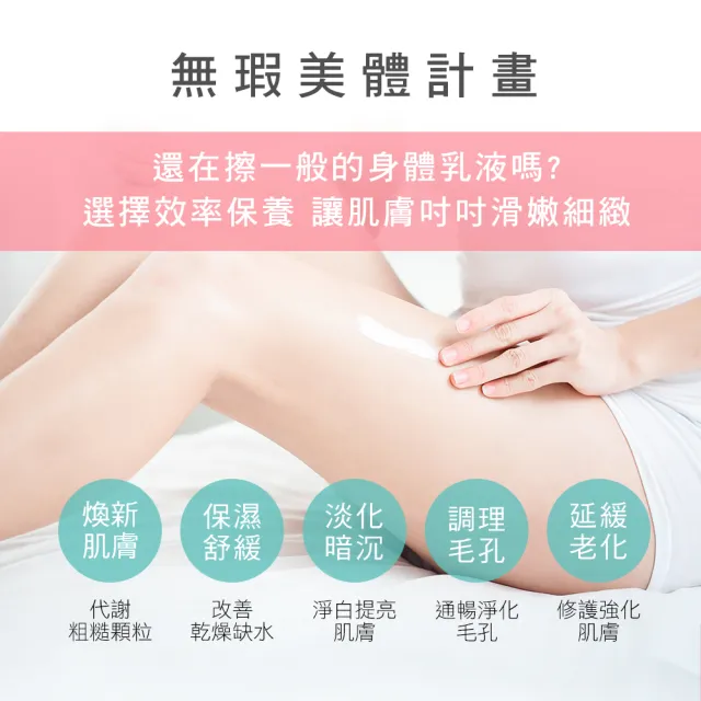 【St.Clare 聖克萊爾】10%果酸煥白美體乳100mlx2入(身體乳)