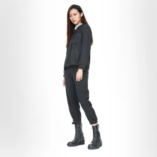 【KeyWear 奇威名品】舒適百搭綁帶休閒褲