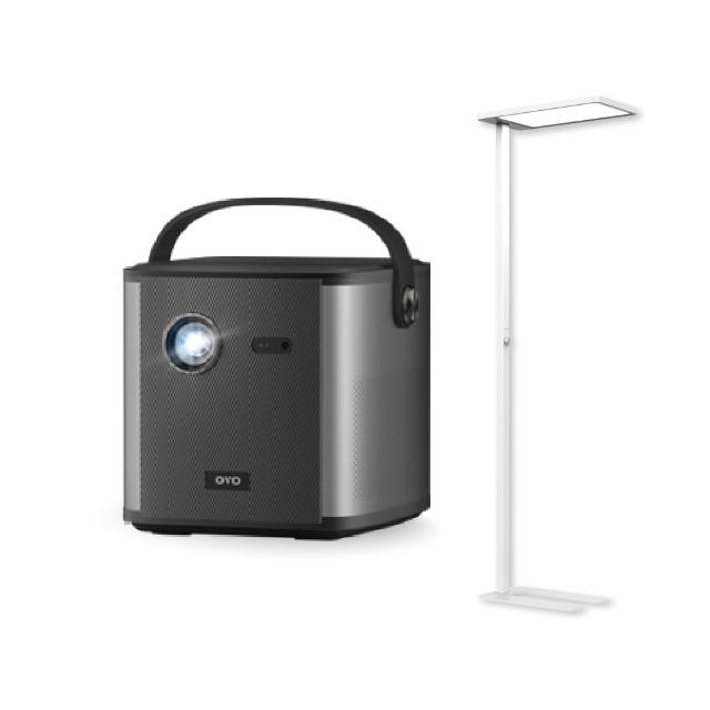 【OVO】1080P便攜智慧投影機 強強特惠組(U8 1500流明 內建電池 娛樂/露營/戶外/商用)
