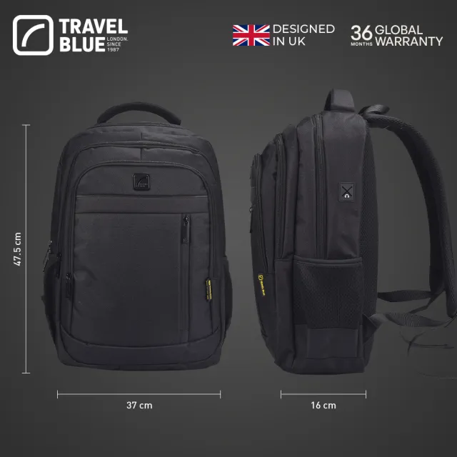 【Travel Blue 藍旅】雙11 筆電後背包 VANGUARD(3色可選/防水包/電腦包/商務背包)