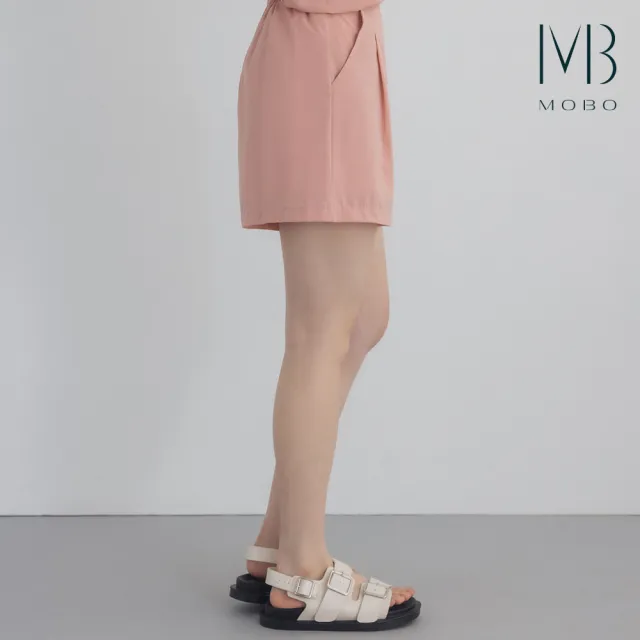【MO-BO】質感柔膚微彈力短褲