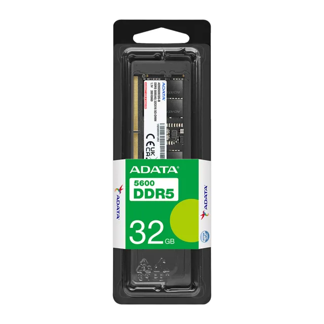 【ADATA 威剛】DDR5 5600 8GB 筆記型記憶體 (AD5S56008G-S)