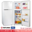 【TATUNG 大同】58H快配★250L變頻1級能效雙門冰箱(TR-B1258VWH)