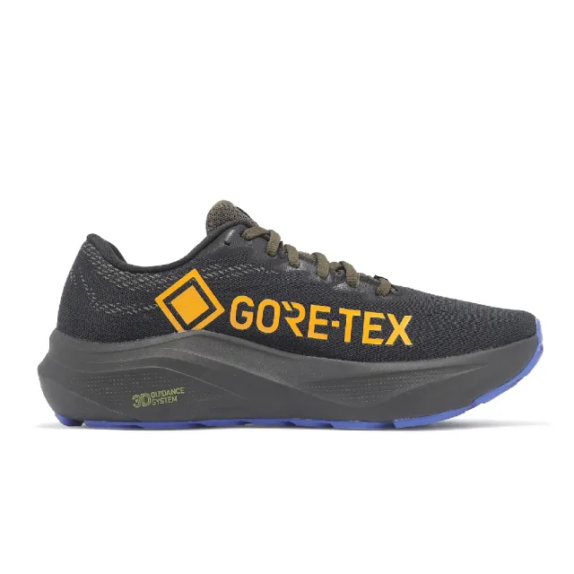 【asics 亞瑟士】慢跑鞋 GT-2000 14 GTX 男鞋 黑 橘 防水 支撐 回彈 運動鞋 亞瑟士(1011C058001)