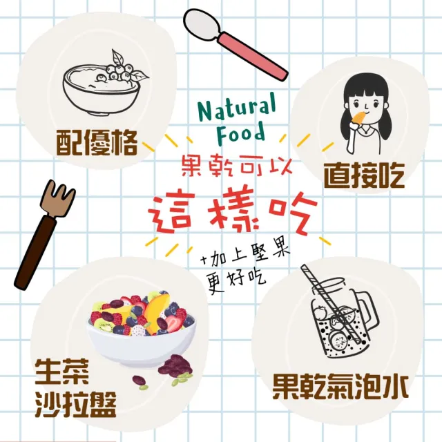 【甜園】明星水果乾 葡萄乾系列x3包(無糖葡萄乾/梅香葡萄乾/無糖白葡萄/梅香白葡萄/綜合葡萄乾/青堤子)