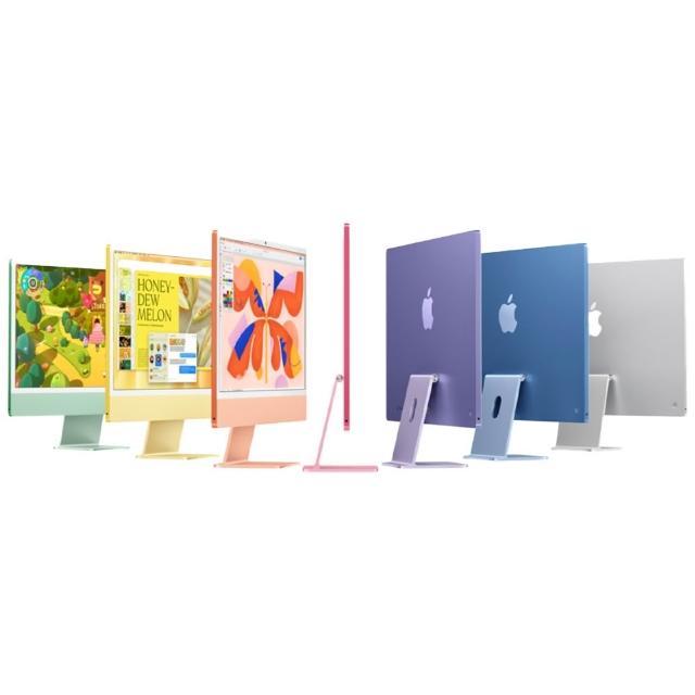 【Apple】S+ 級福利品 iMac 24吋 M4 8核心CPU 8核心GPU(2024/16G RAM/256G SSD)