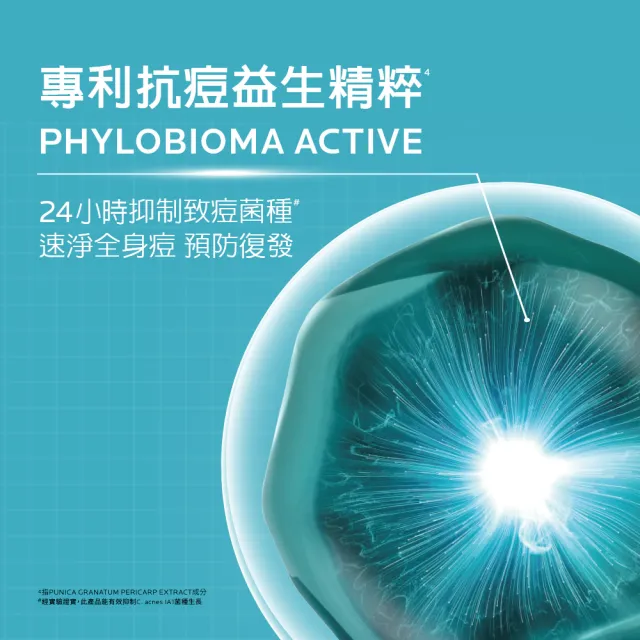 【理膚寶水】油痘肌掰掰 全新升級淨痘無瑕極效精華+M 40ml_D(痘痘粉刺)