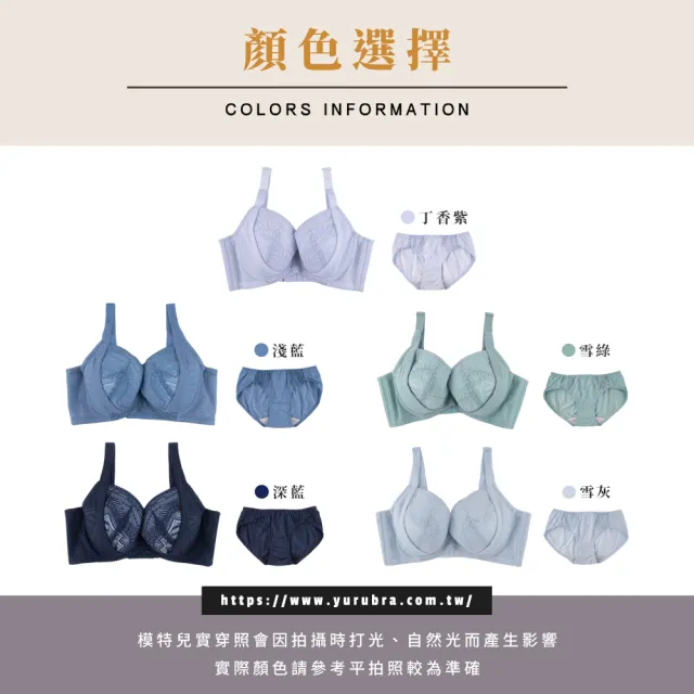 【玉如阿姨】峰花盛放內衣※0736雪灰(F罩 渾圓 大罩杯 提托 涼感 台灣製)
