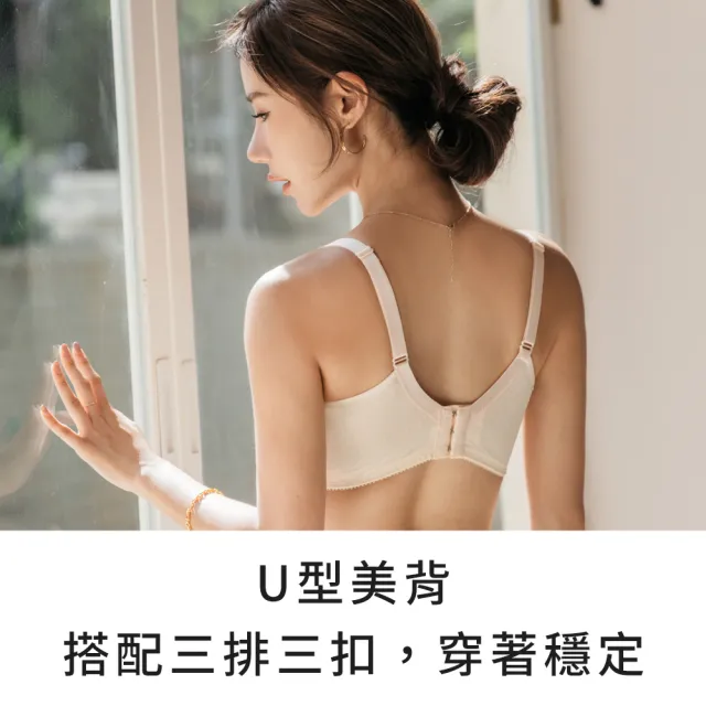 【玉如阿姨】逐夢暮光內衣※0705曙光澄(A.B.C.D罩 深邃V 聚攏 軟鋼圈 服貼不空杯 台灣製)