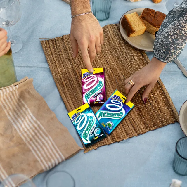 【Airwaves】超涼無糖口香糖 超涼薄荷 28g*5入*4組(提神/口氣清新)