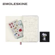 【MOLESKINE】史努比限量筆記本禮盒/史努比迷/L型/黑(含史努比刺繡貼)