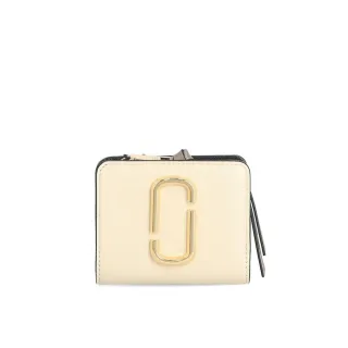 【MARC JACOBS】本季精選 MJ SNAPSHOT 迷你雲白撞色短夾