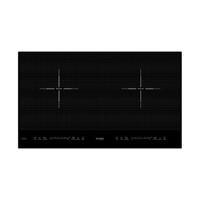 【SVAGO】VEG2380 橫式雙口IH感應爐 黑色(含原廠安裝)