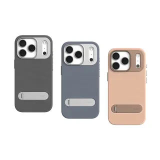 【moshi】Kameleon 可立式磁吸皮革保護殼 for iPhone 17 Pro(兼容MagSafe 手機殼)